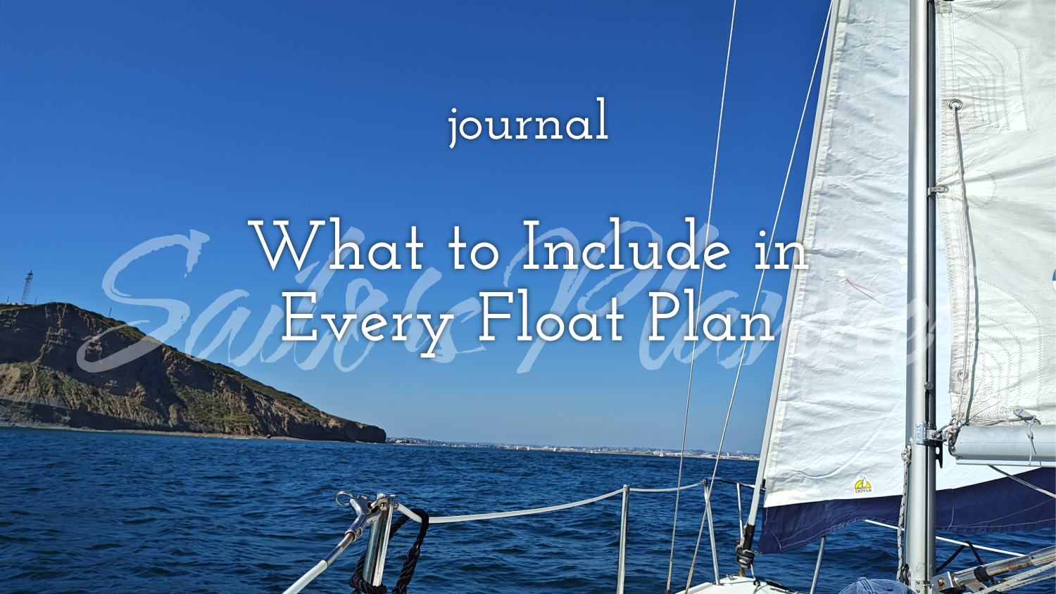 What to Include in Every Float Plan